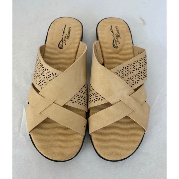 Easy Street Women's Coho Slide Sandals Sand Size 9N New with Tags and Box - Picture 3 of 6